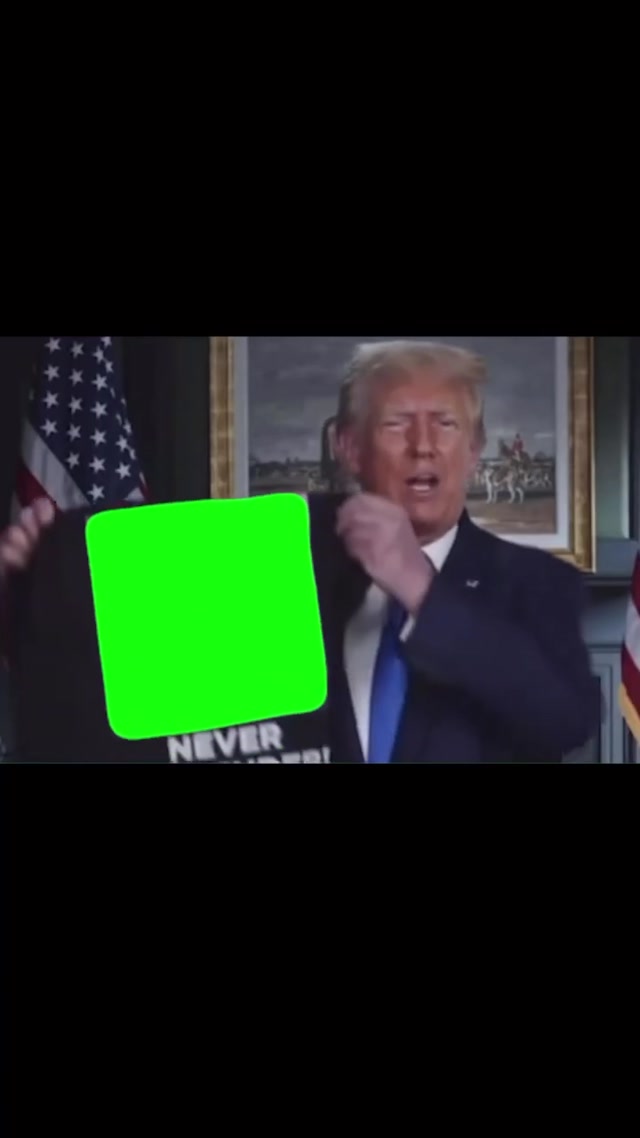 Trump Holding Shirt “Here It Is meme template blank