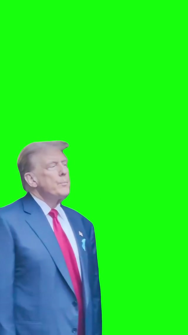 Trump Watching Me meme template blank
