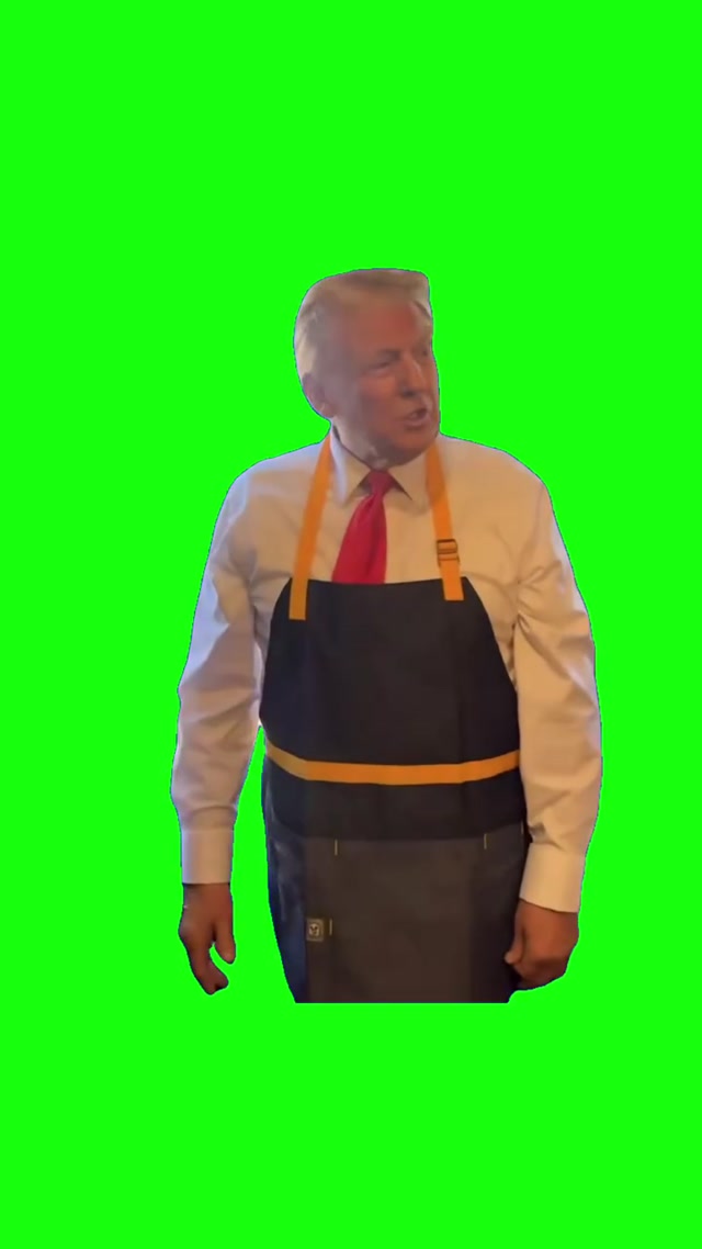 Trump Working at McDonald’s meme template blank