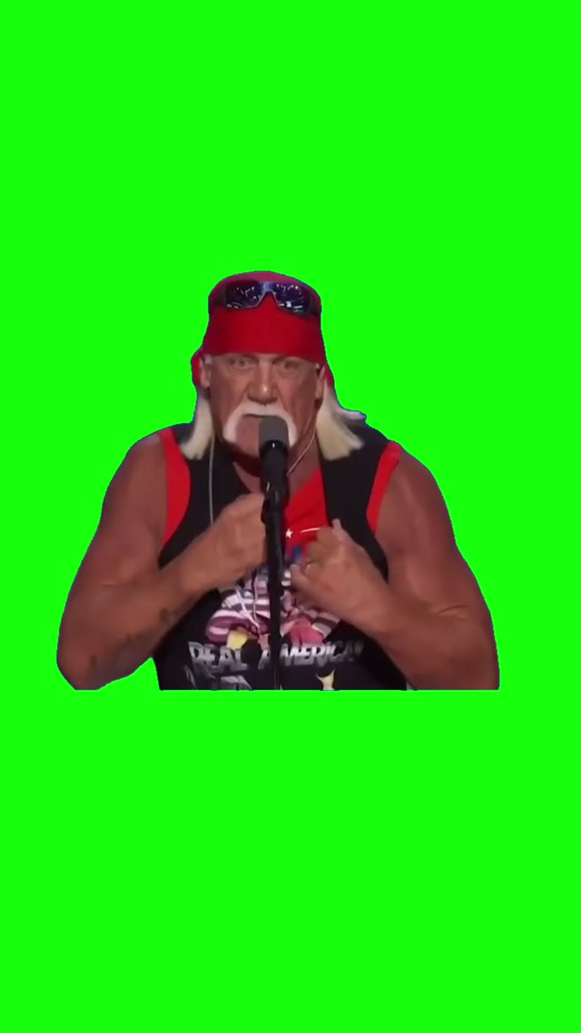 Trumpamania – Hulk Hogan at the RNC meme template blank