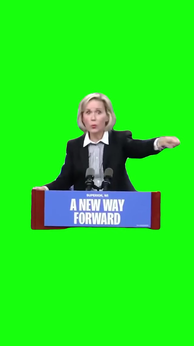 “Turn the Page” Gwen Walz meme template blank