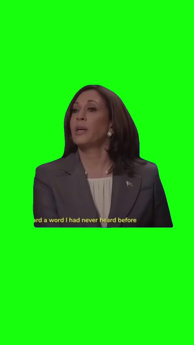 “Unbangable” Kamala Harris meme template blank