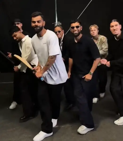 Virat Kohli x Quick Style meme template blank