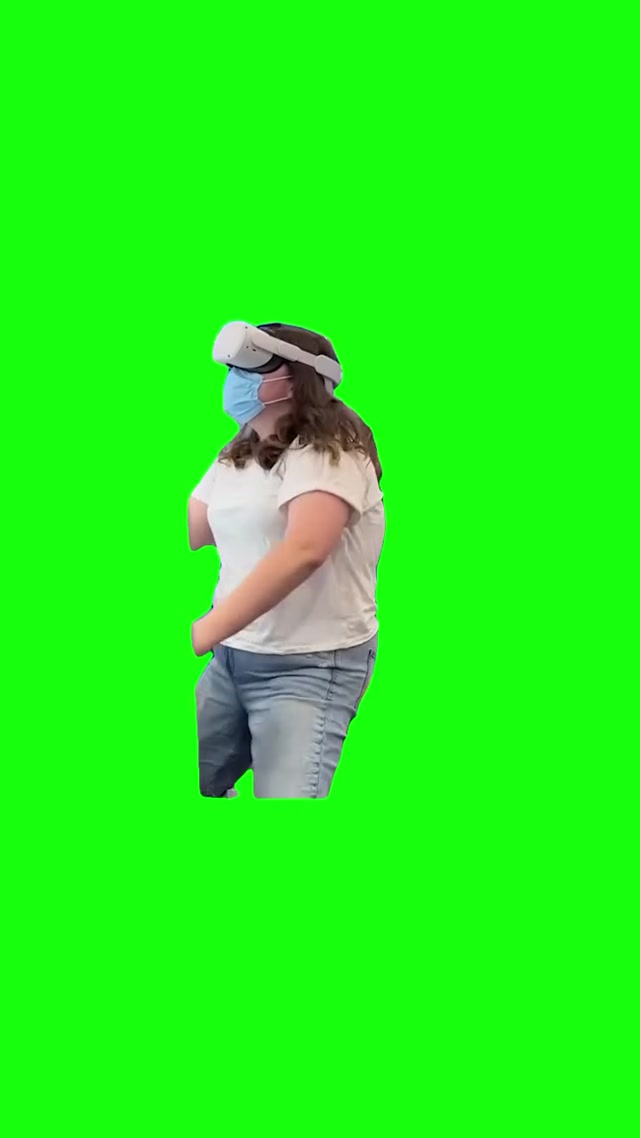 VR Dance meme template blank