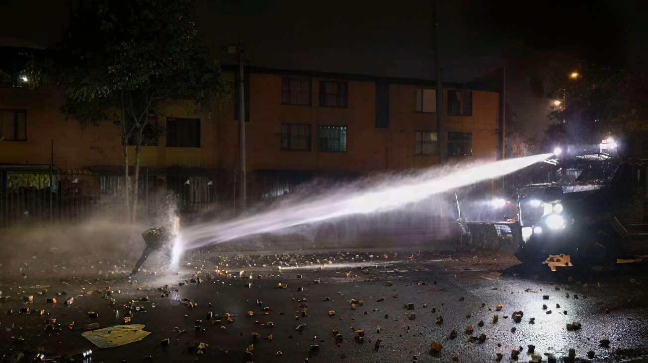 Water Cannon Sniper meme template blank