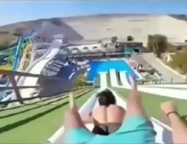 Water Slide Launch meme template blank