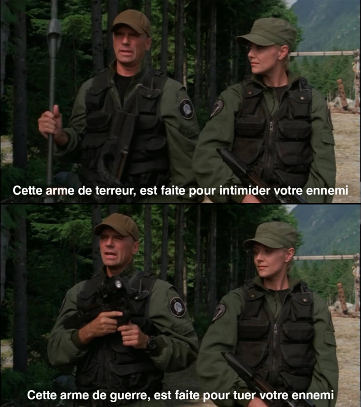 Weapon of Terror vs. Weapon of War meme template blank - image format