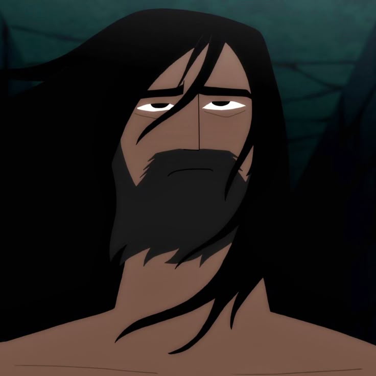 Weary Bearded Samurai Jack meme template blank - image format