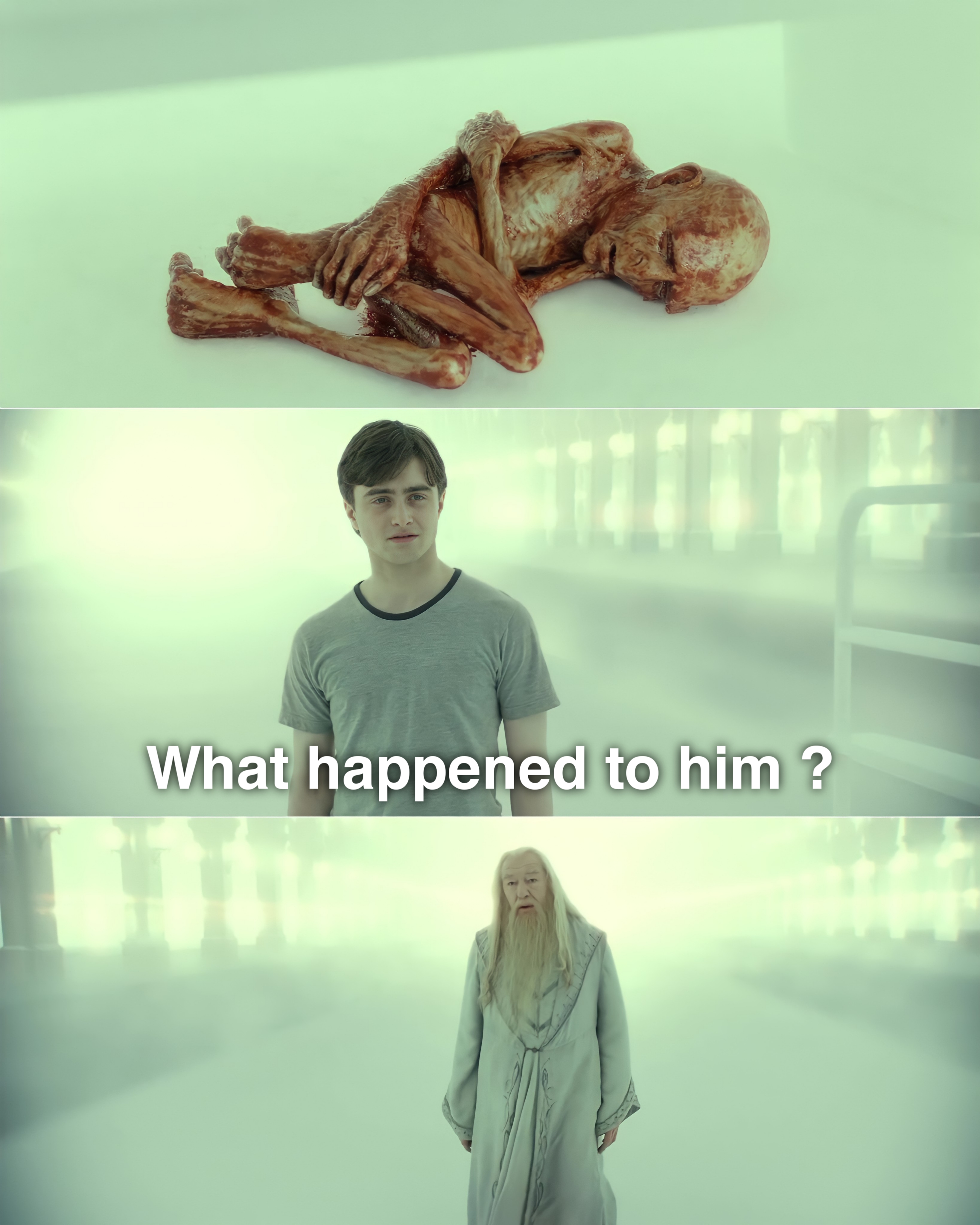 What Happened to Him meme template blank - image format