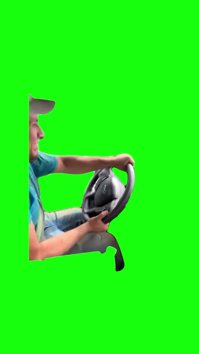 Wobbly Steering Wheel meme template blank