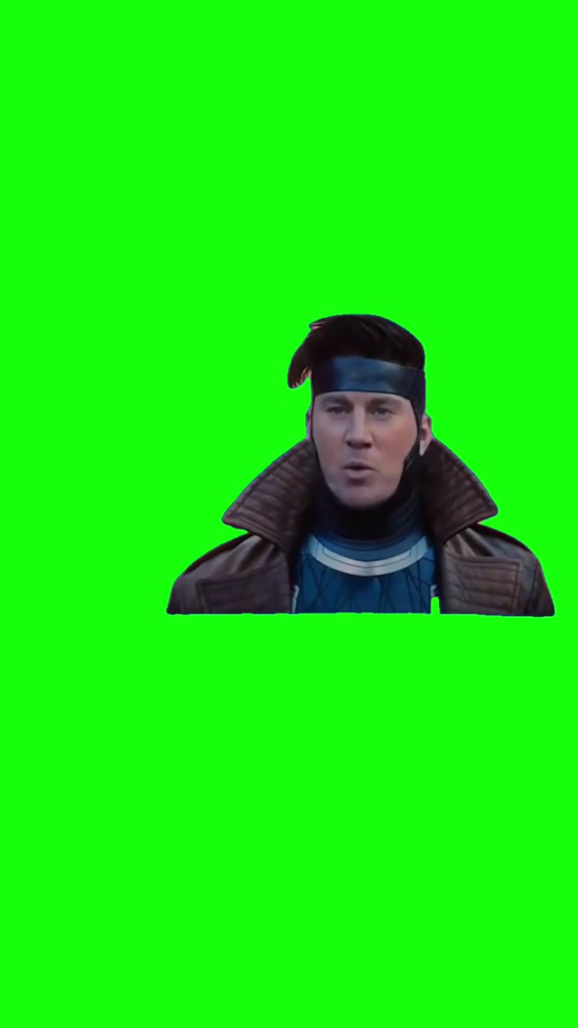 “Woo, I’m About a Make a Name for Myself Here” Gambit meme template blank