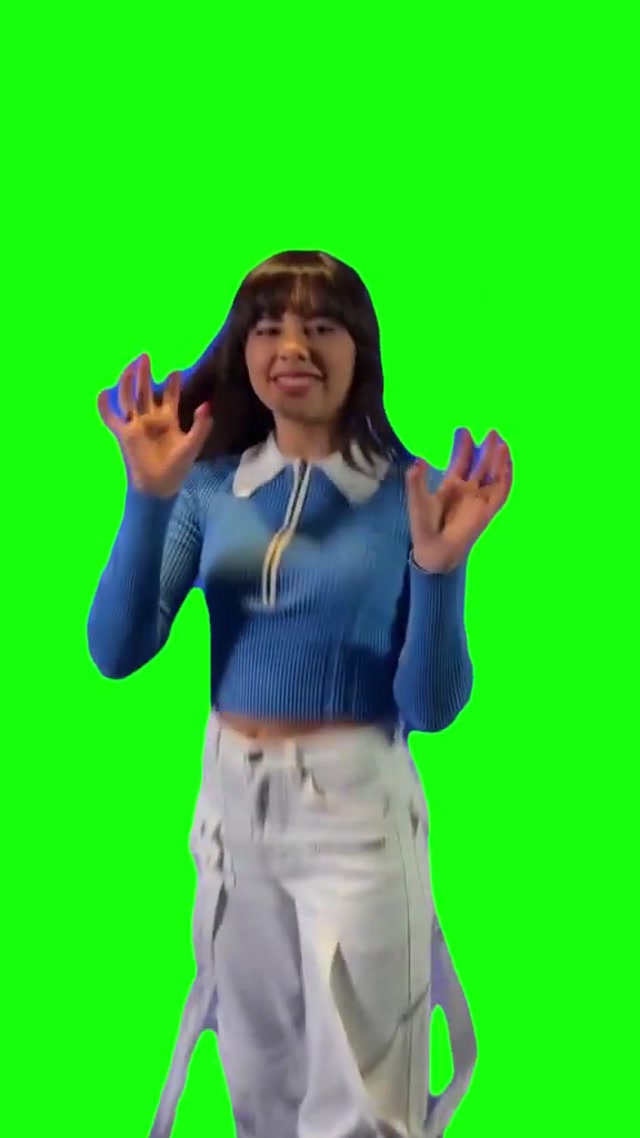Xochitl Gomez TikTok Dance meme template blank