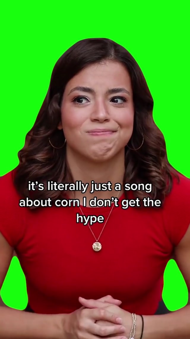 Xtina Lopez Corn Dance meme template blank
