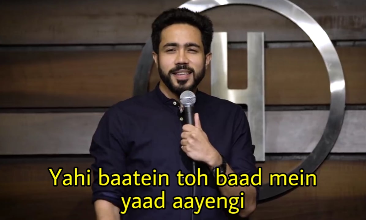Yahi Baatein Toh Baad Mein Yaad Aayengi meme template blank