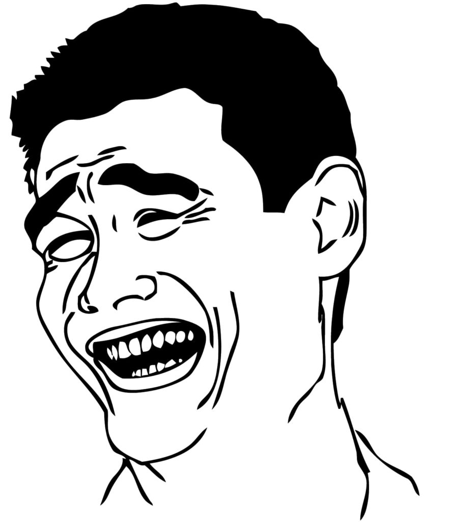 Yao Ming Face meme template blank