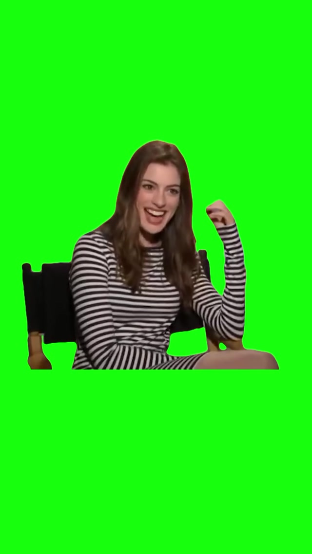 “You Did Not Just Ask Me That Question” Anne Hathaway meme template blank